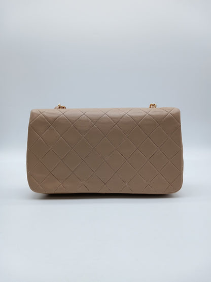 CHANEL Lambskin Quilted Vintage Full Flap