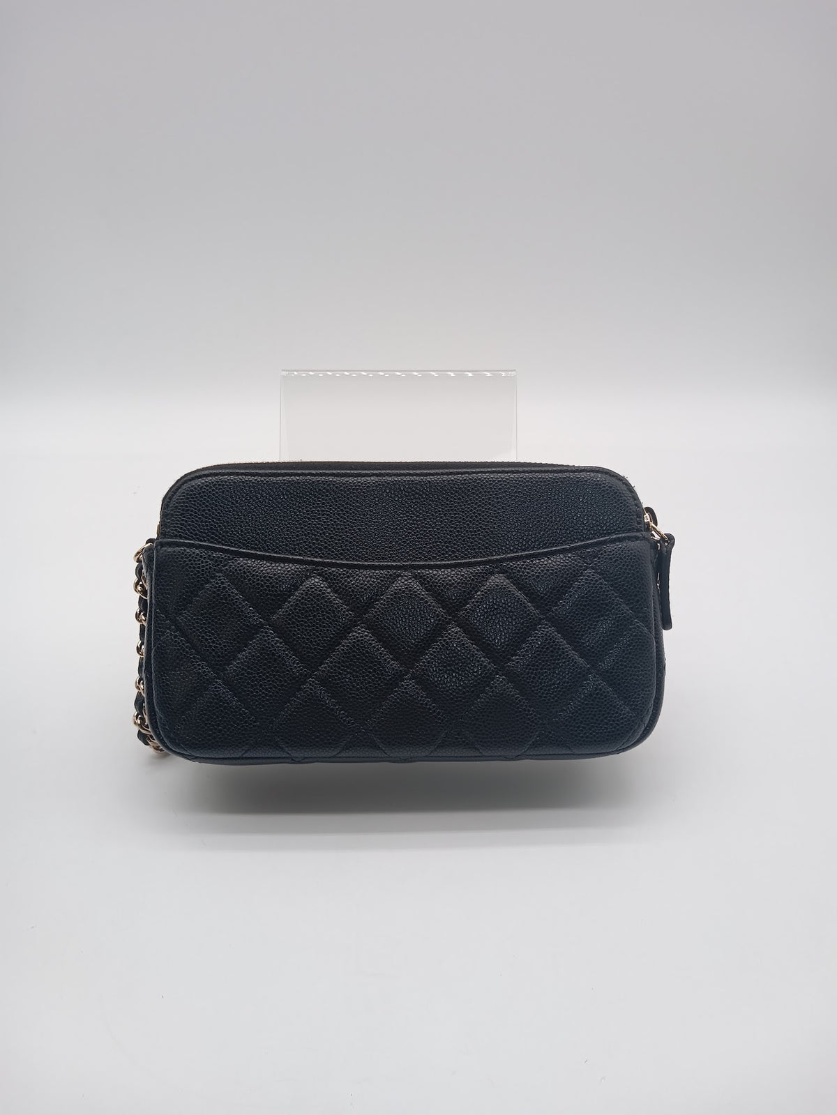 CHANEL Caviar Flap Phone Holder