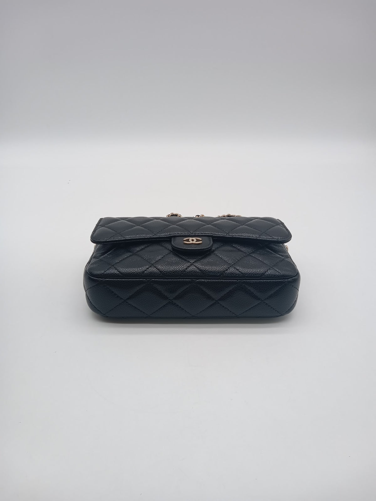 CHANEL Caviar Flap Phone Holder