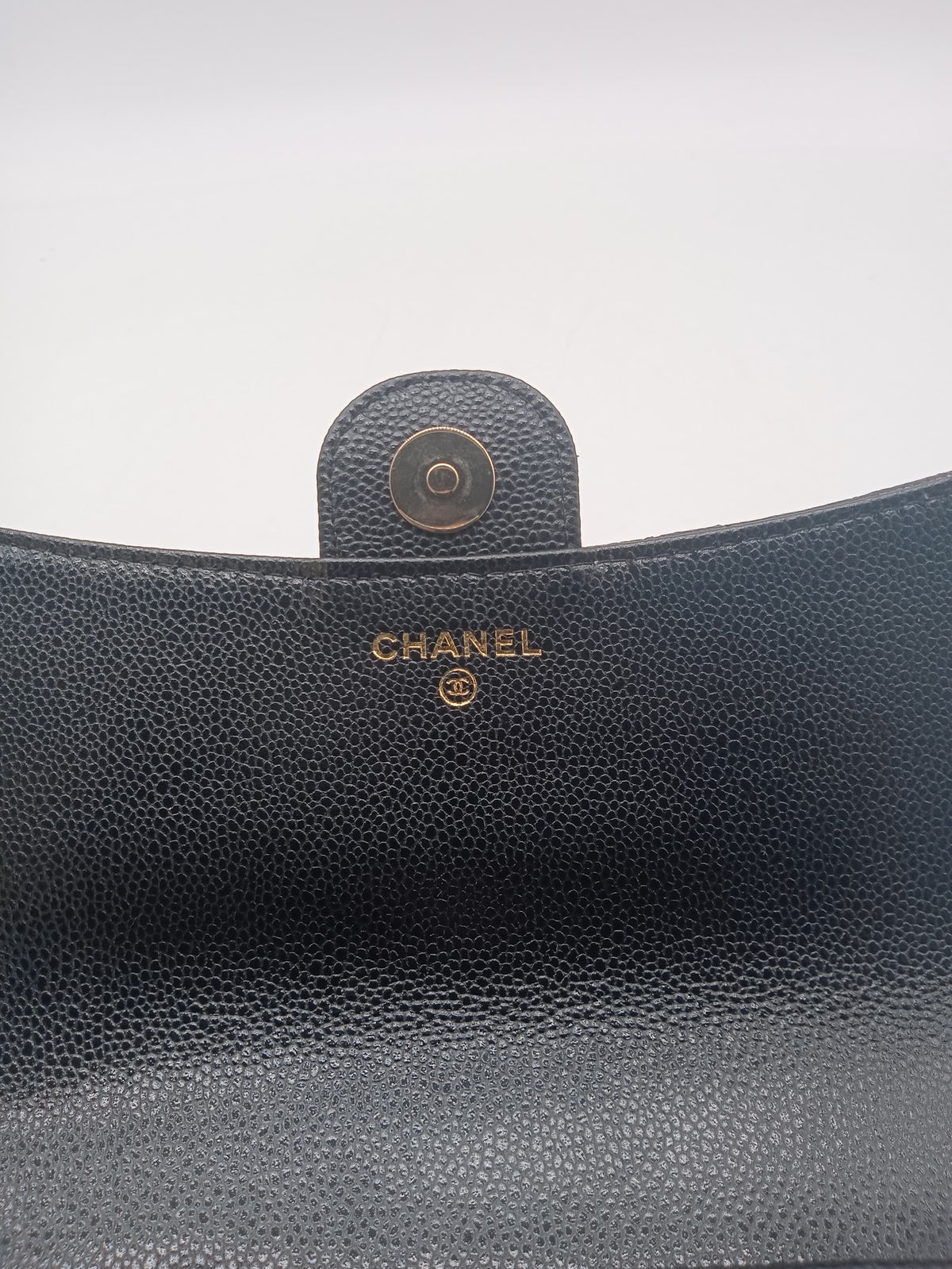 CHANEL Caviar Flap Phone Holder