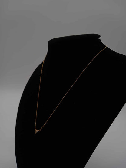K18 Necklace 0.4ct 1.2g