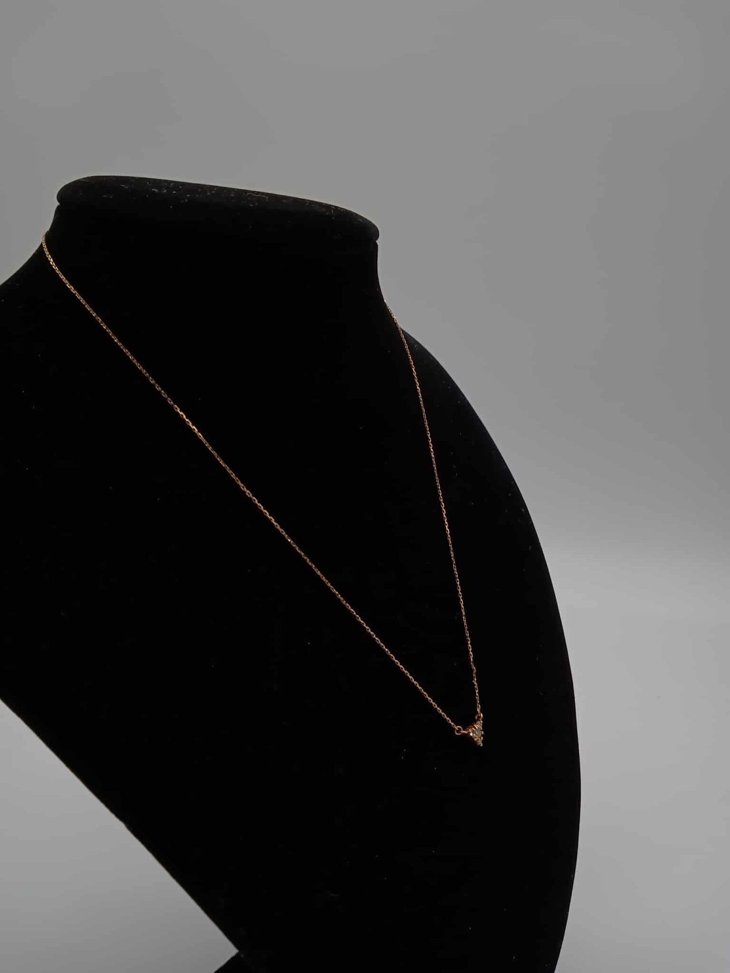 K18 Necklace 0.4ct 1.2g