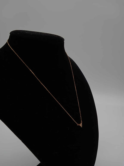 K18 Necklace 0.4ct 1.2g