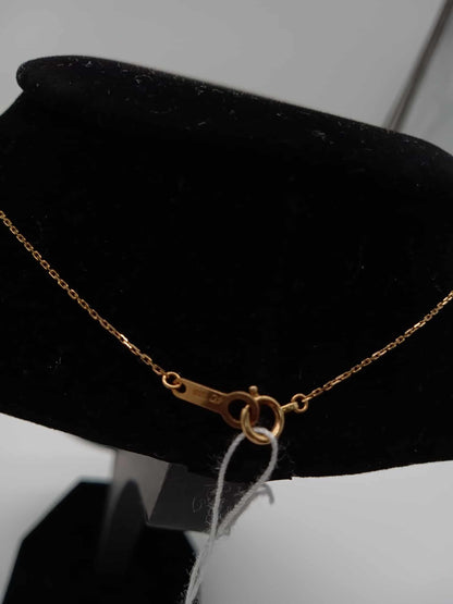 K18 Necklace 0.4ct 1.2g