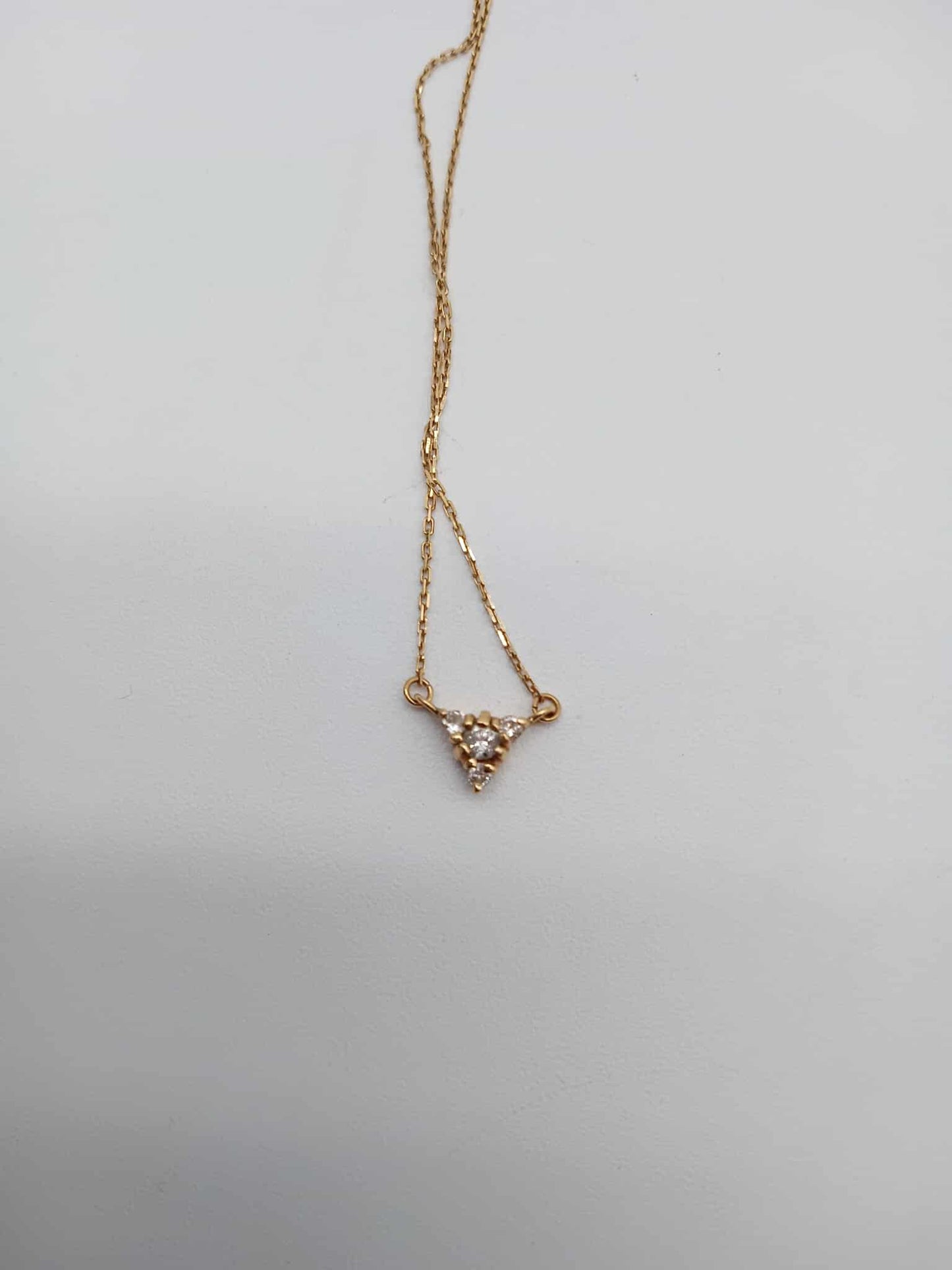 K18 Necklace 0.4ct 1.2g