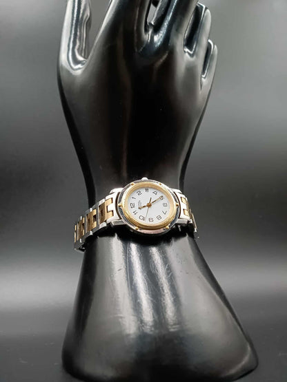 HERMES Two-Toned Clipper Watch