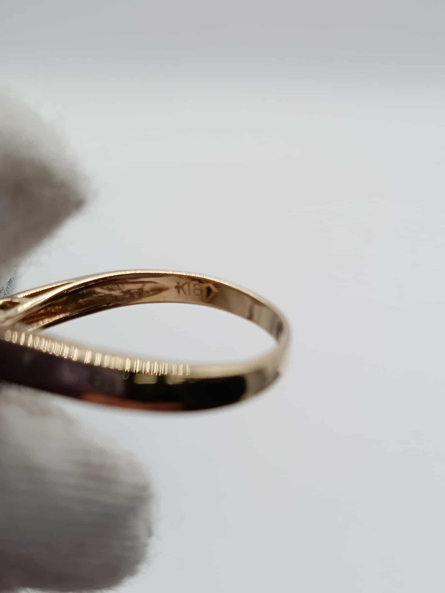 K18 Ring 0.2ct 4g