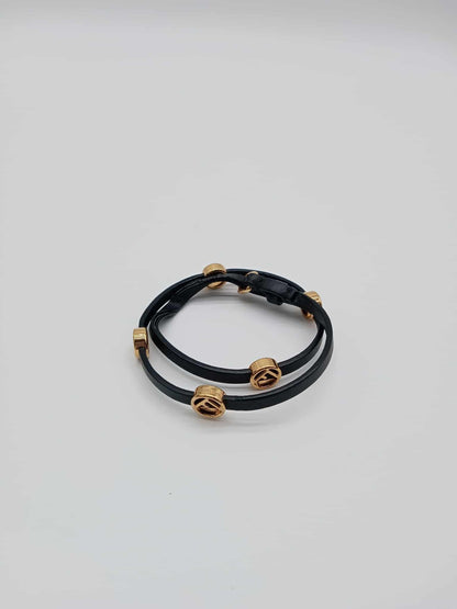 FENDI F Double Wrap Bracelet
