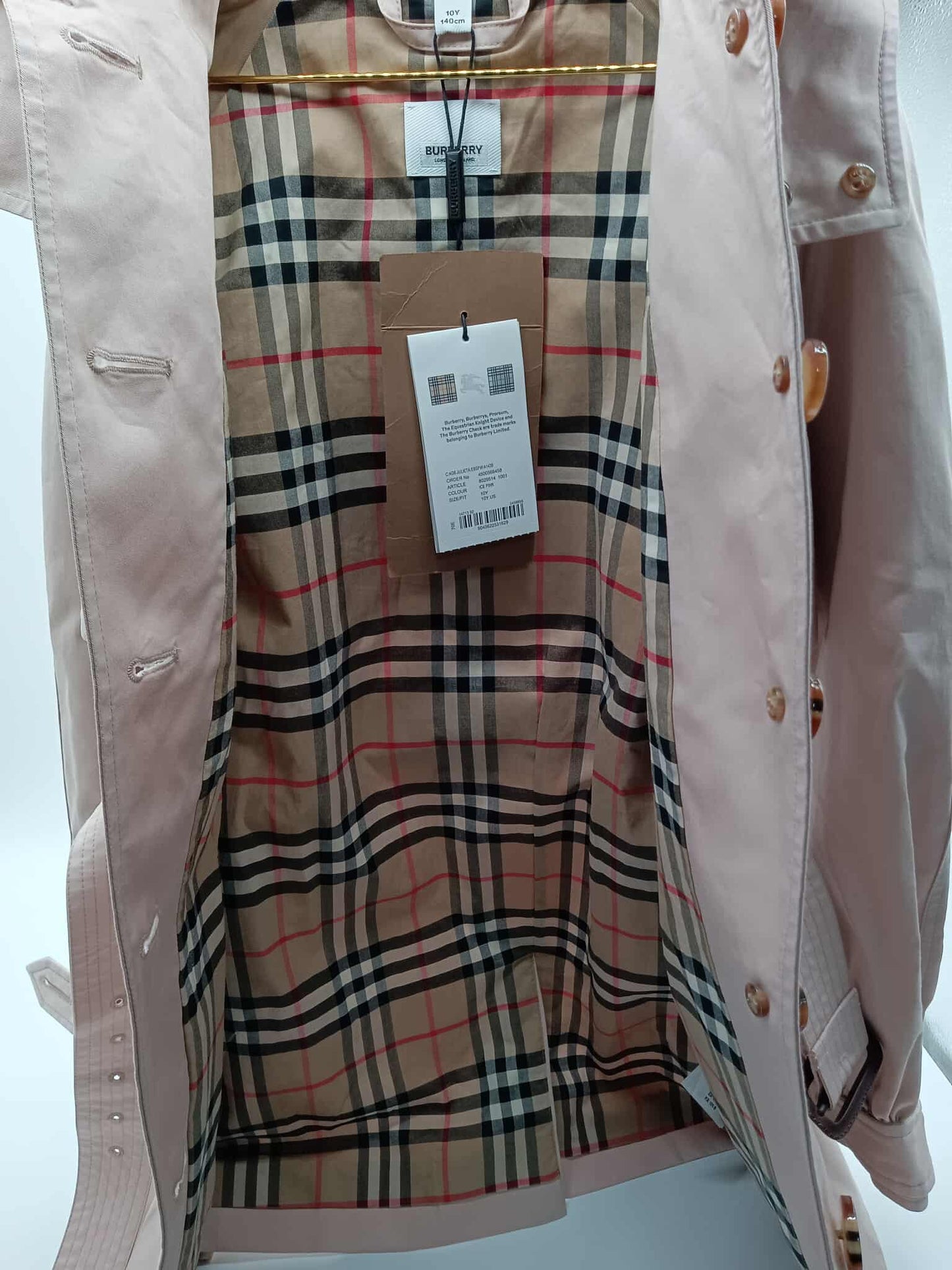 BURBERRY Hooded Trench Coat