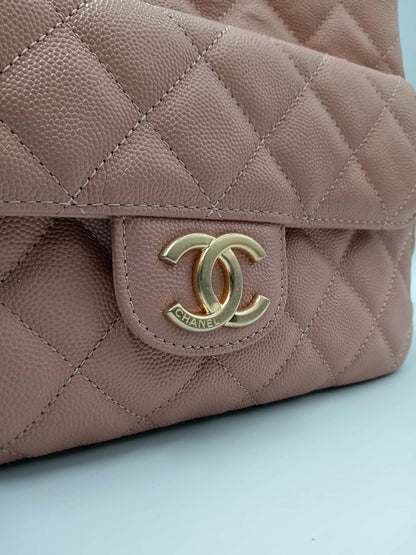 CHANEL 23P Caviar Quilted Wavy Hobo