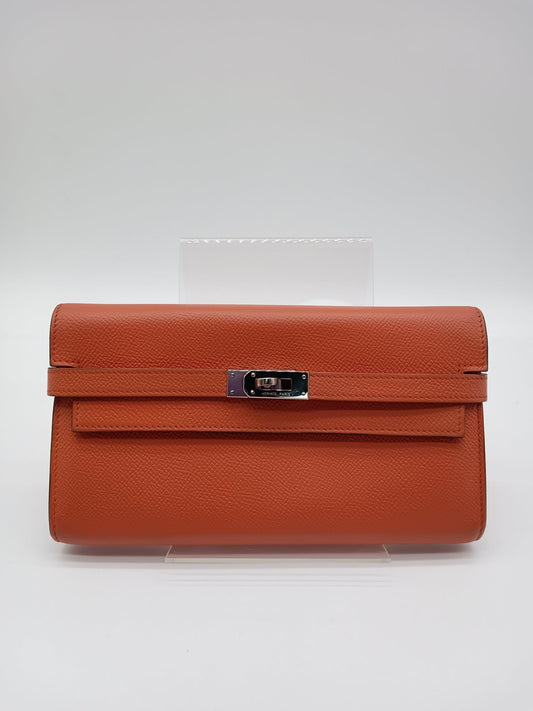 HERMES Kelly Bi-Fold Long Wallet