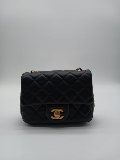 CHANEL Lambskin Classic Mini Square Flap
