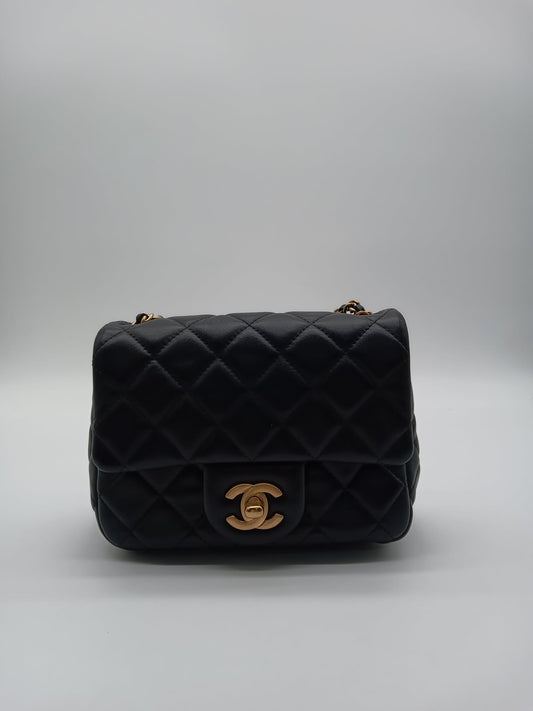 CHANEL Lambskin Classic Mini Square Flap