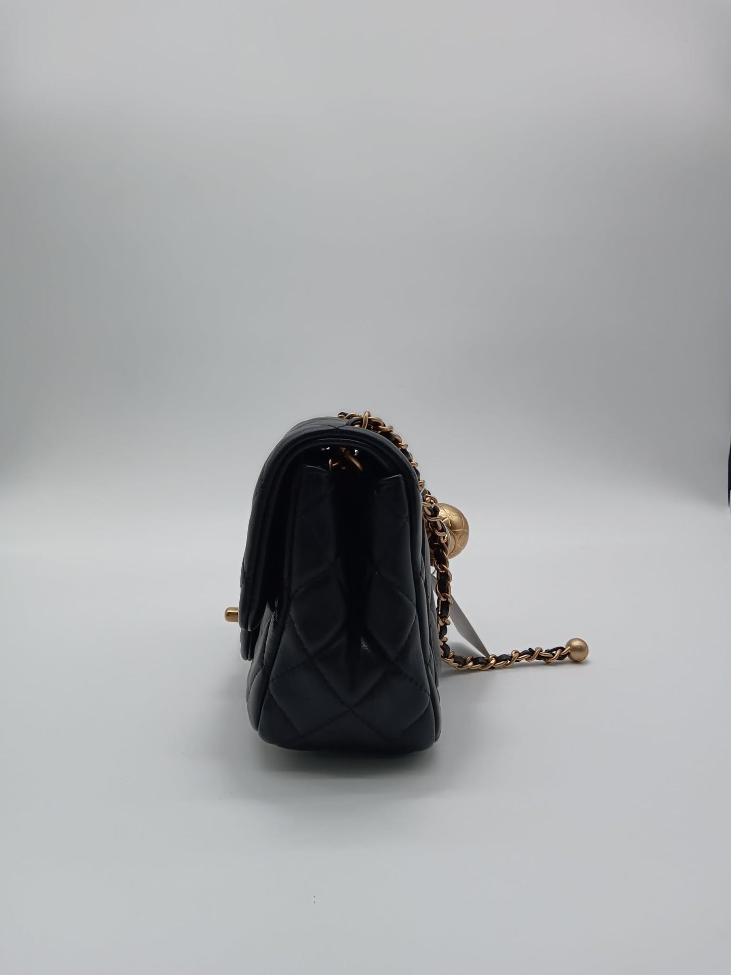CHANEL Lambskin Classic Mini Square Flap