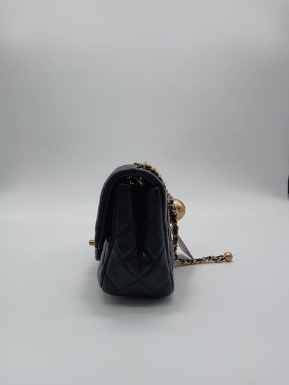 CHANEL Lambskin Classic Mini Square Flap