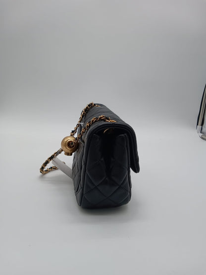 CHANEL Lambskin Classic Mini Square Flap