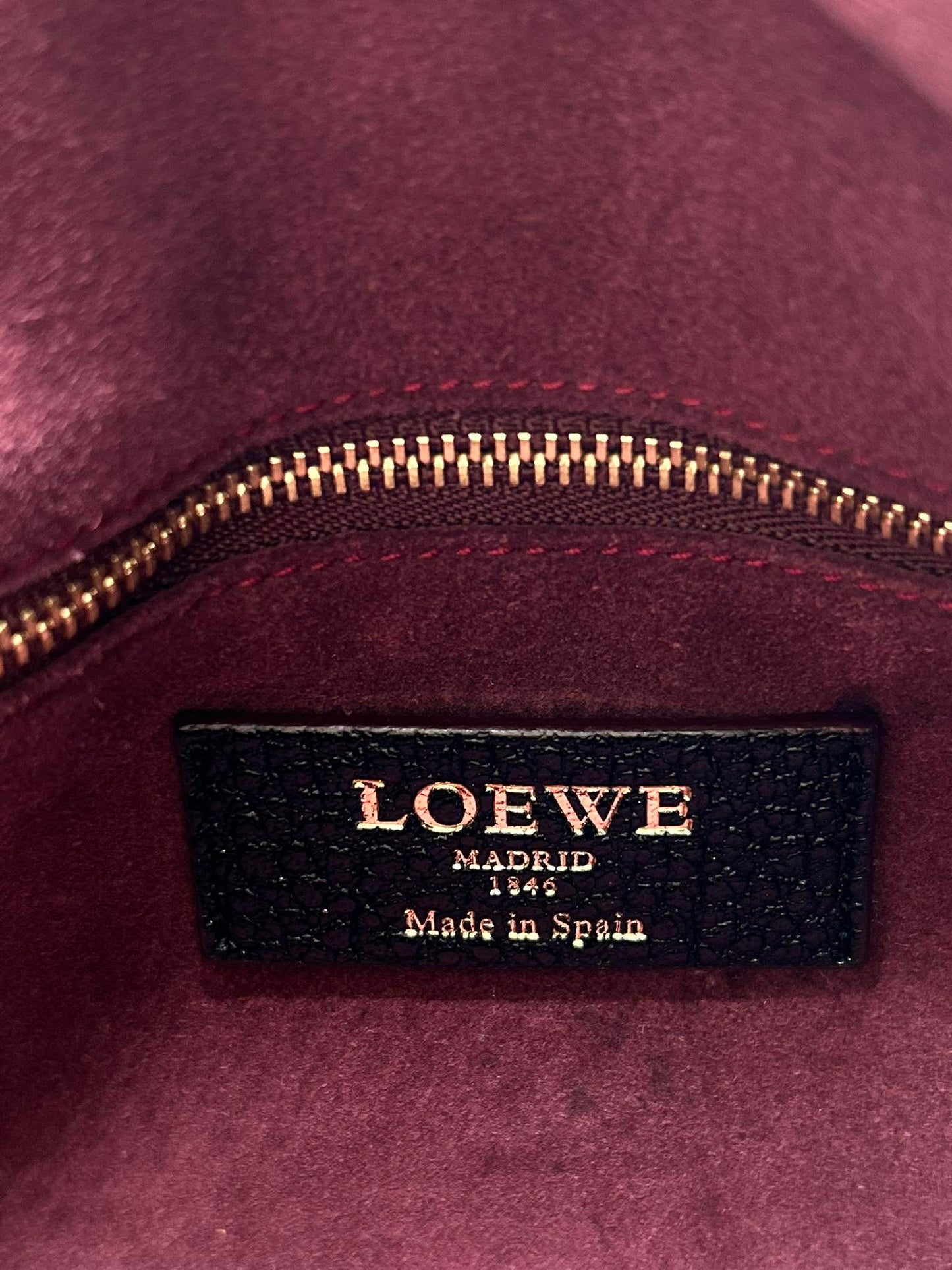 LOEWE Paseo Anagram Mini Boston