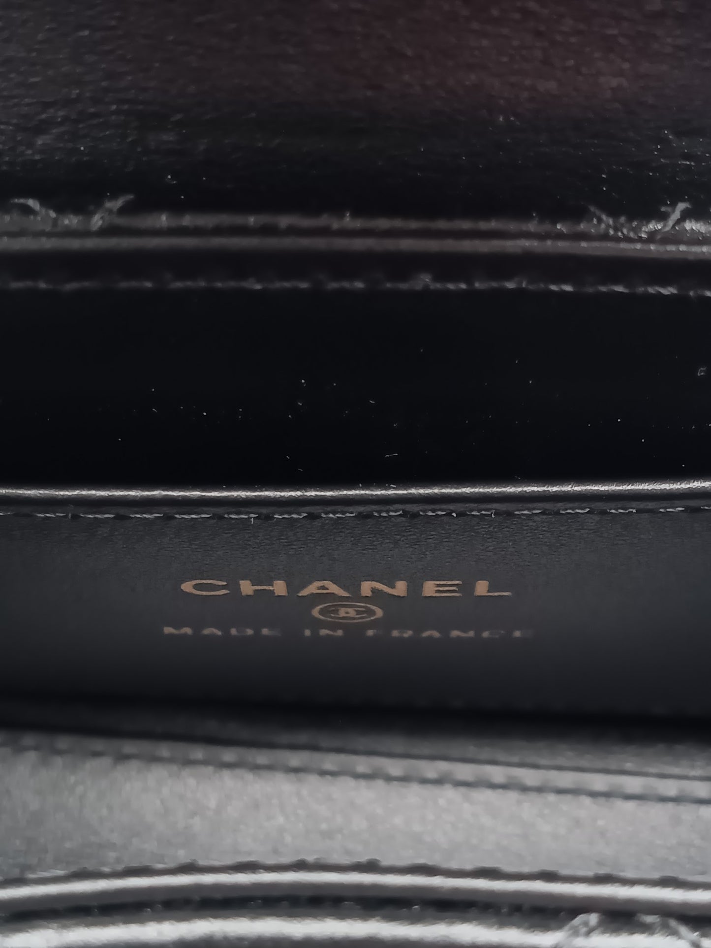 CHANEL Calfskin Kelly Nano Shopper Bag