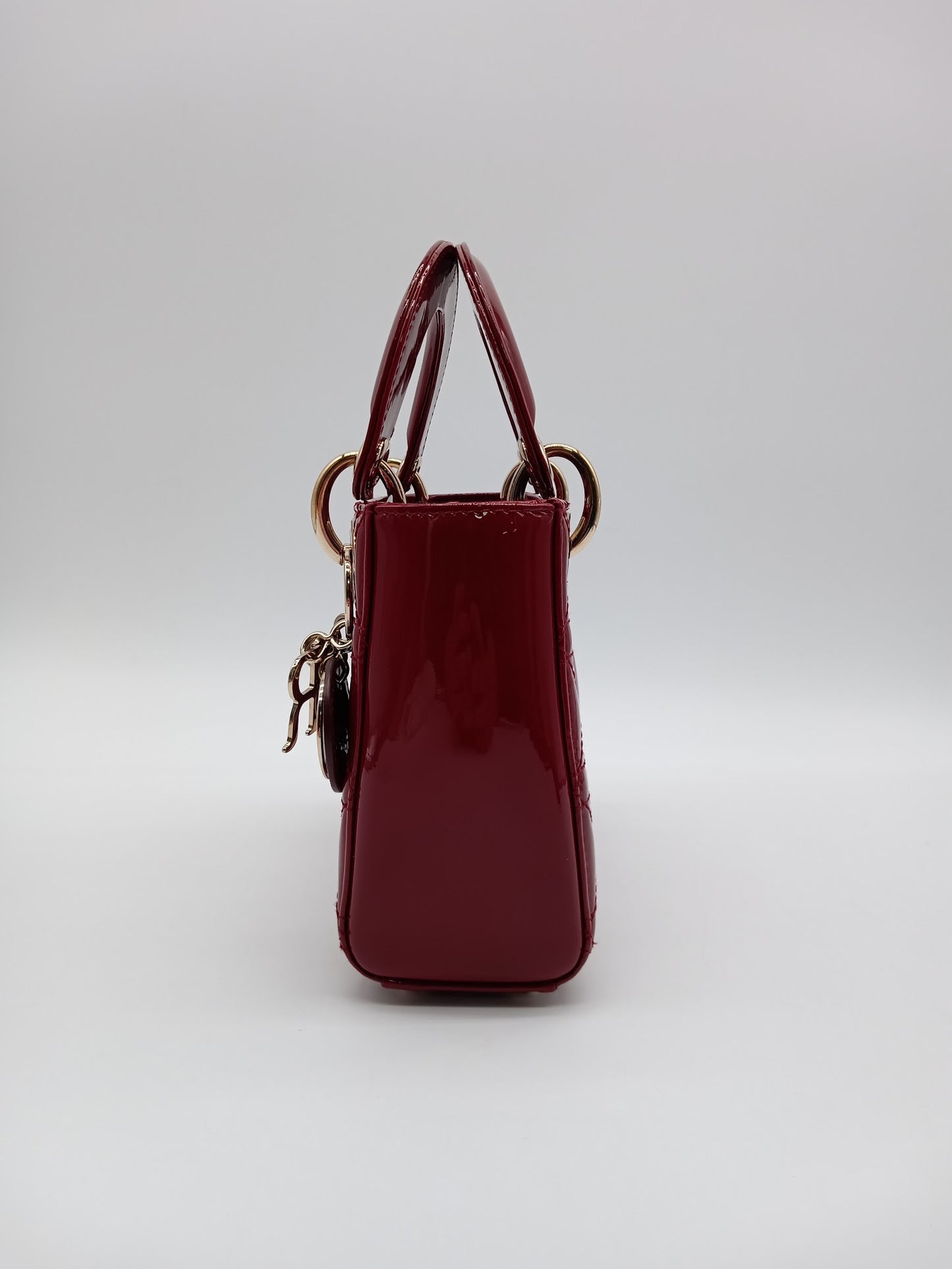 DIOR Enamel Lady Dior Cannage Mini