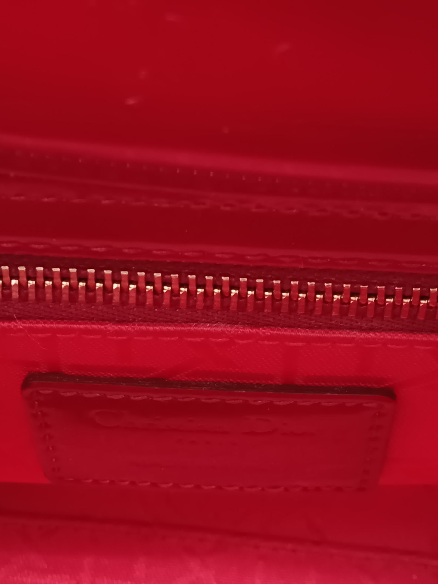 DIOR Enamel Lady Dior Cannage Mini