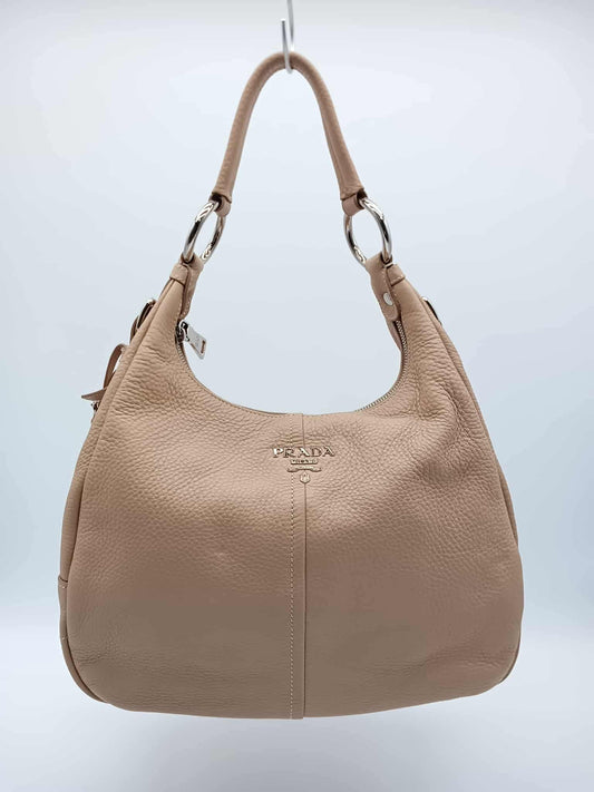 PRADA Vitello Daino Ring Hobo Bag