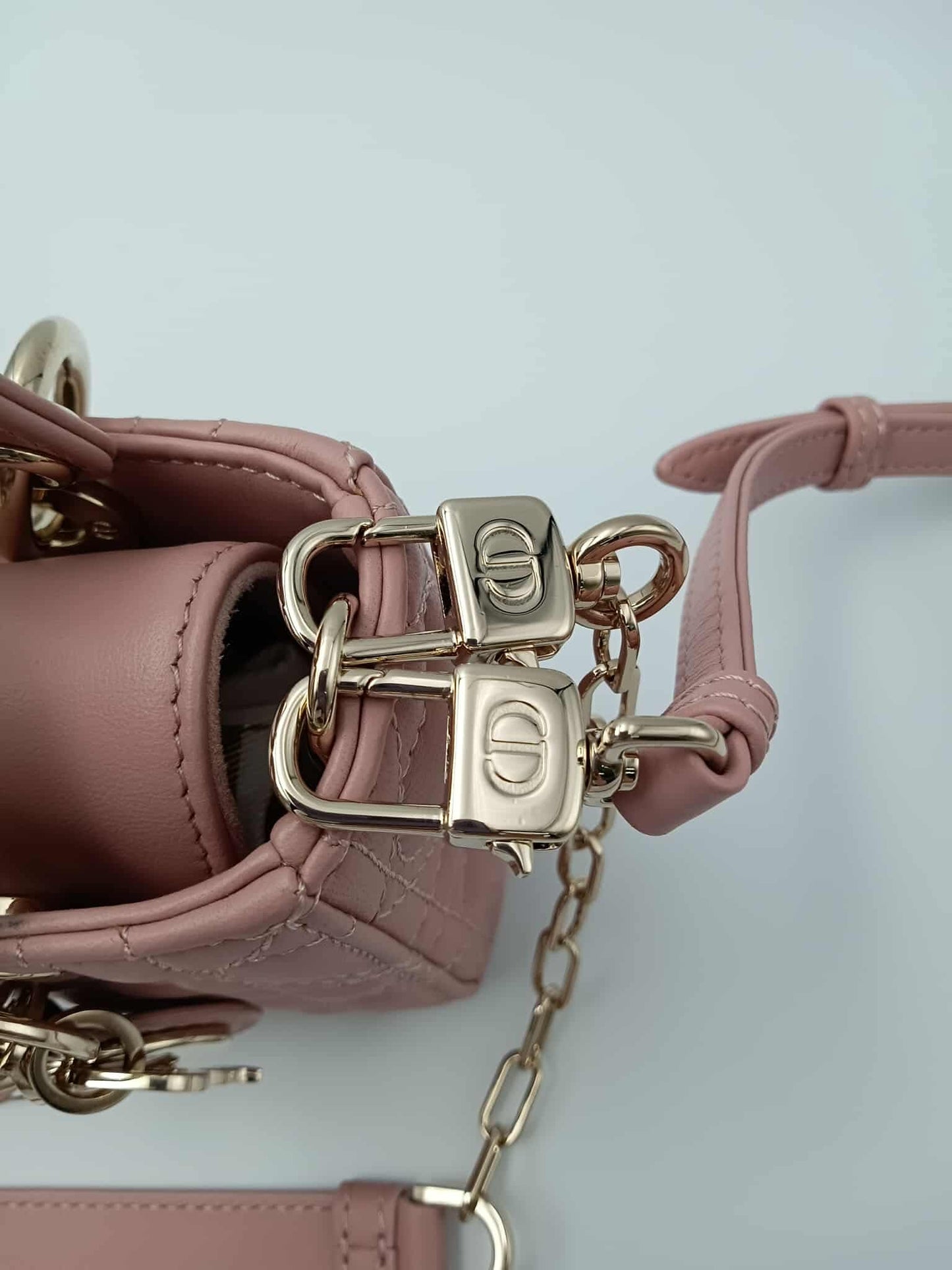 DIOR Lady Dior D-Joy Micro Heart Quilted Bag