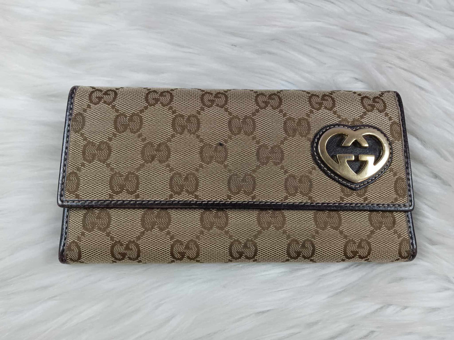 GUCCI Canvas Long Wallet