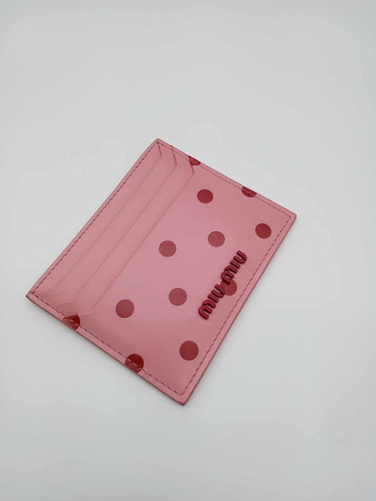 MIU MIU Polka Dots Card Case