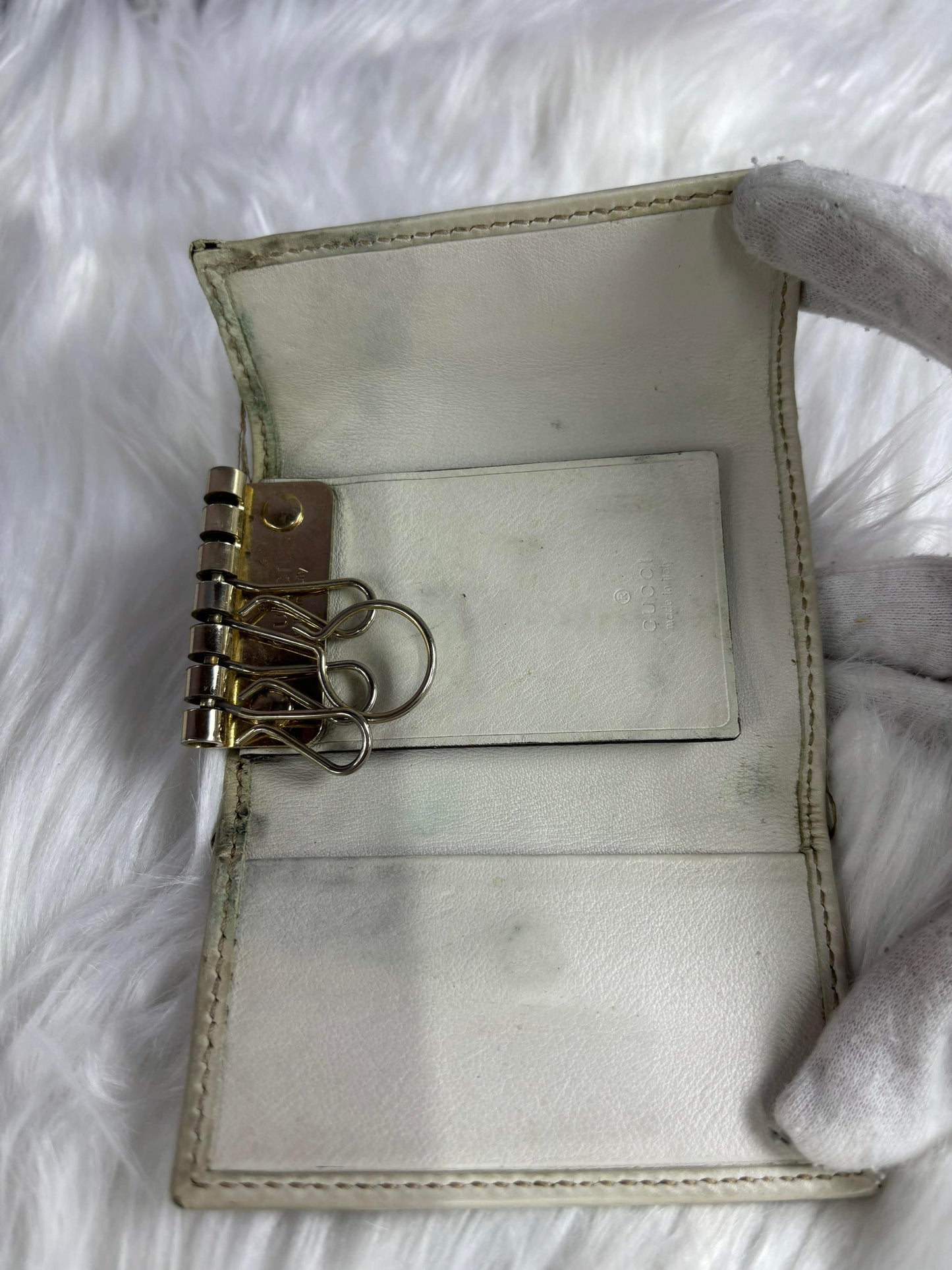 GUCCI Canvas Key Holder