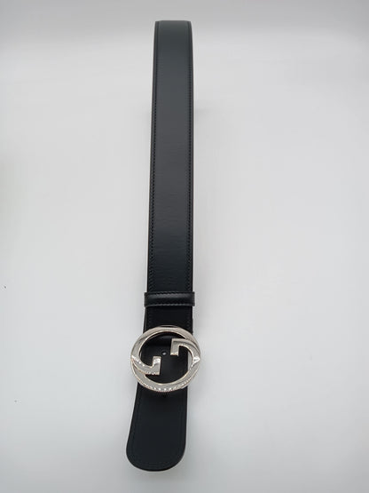 GUCCI Interlocking G Leather Belt