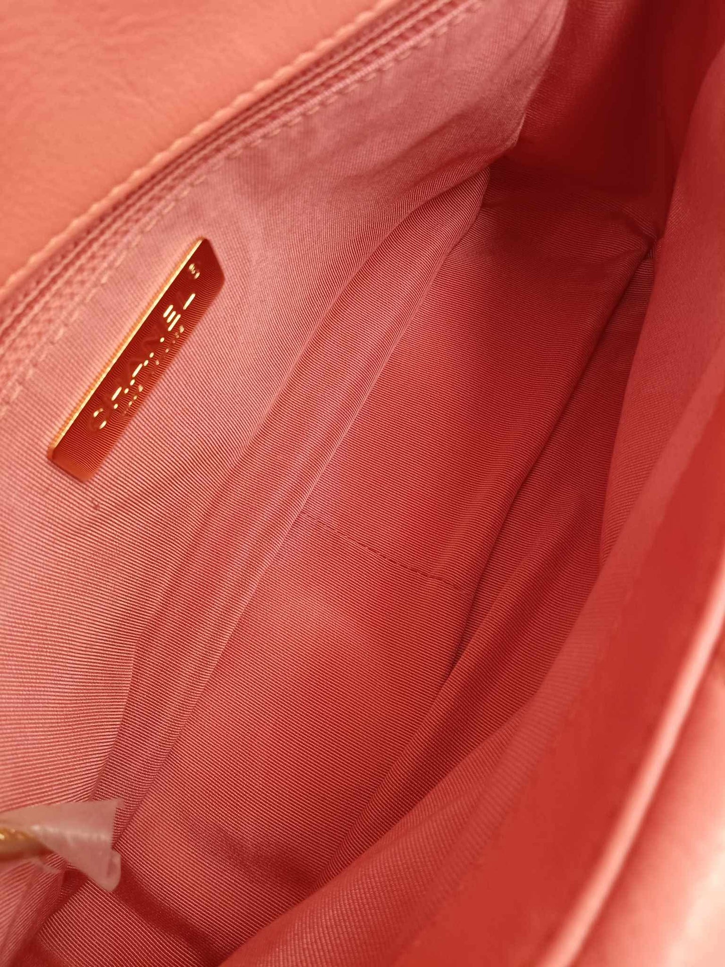 CHANEL Lambskin Chanel 19 Matelasse