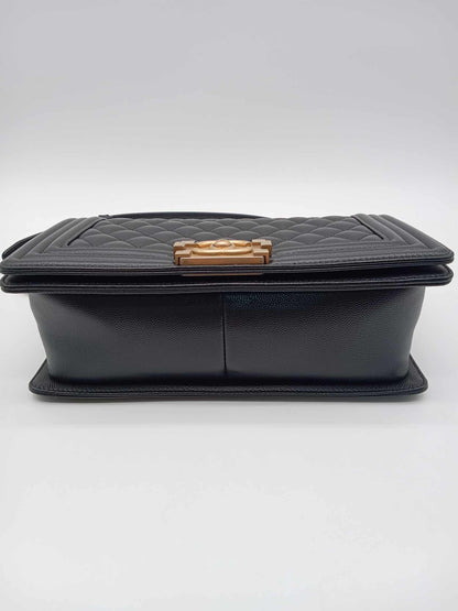 CHANEL Caviar Quilted Leboy