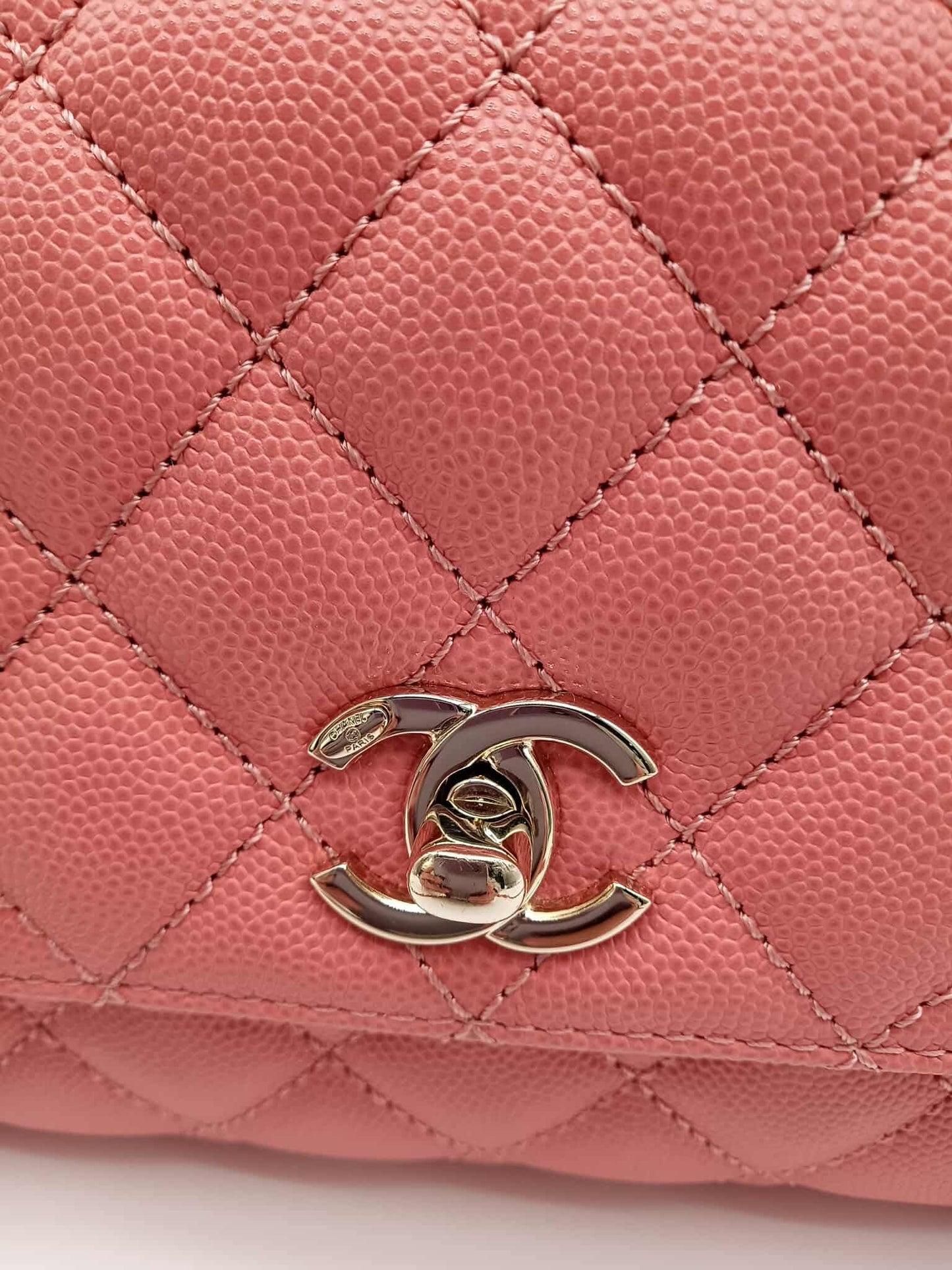 CHANEL Caviar Coco Top Handle