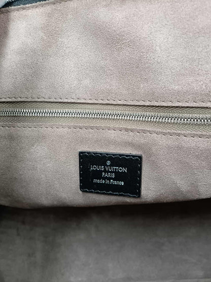LOUIS VUITTON Bicolor Taurillon Cuir Soft Lockit PM