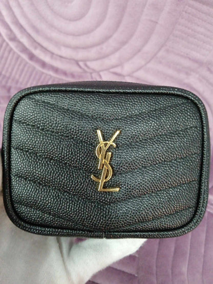 YSL Baby Lou Quilted Leather Micro Crossbody Bag