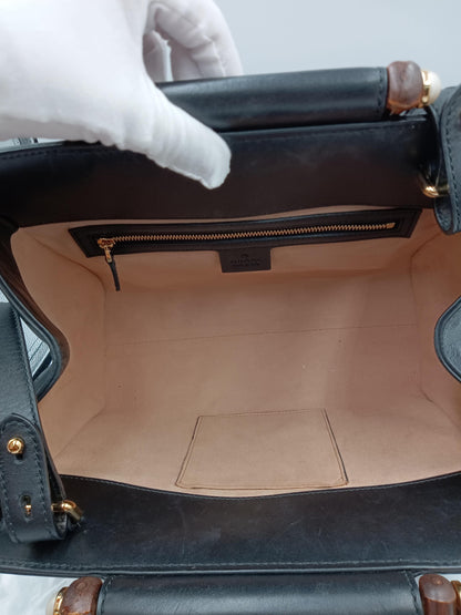 GUCCI Bamboo Nymphaea 2-Way Bag