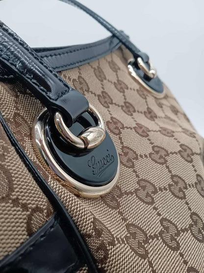 GUCCI Canvas Full Moon Tote