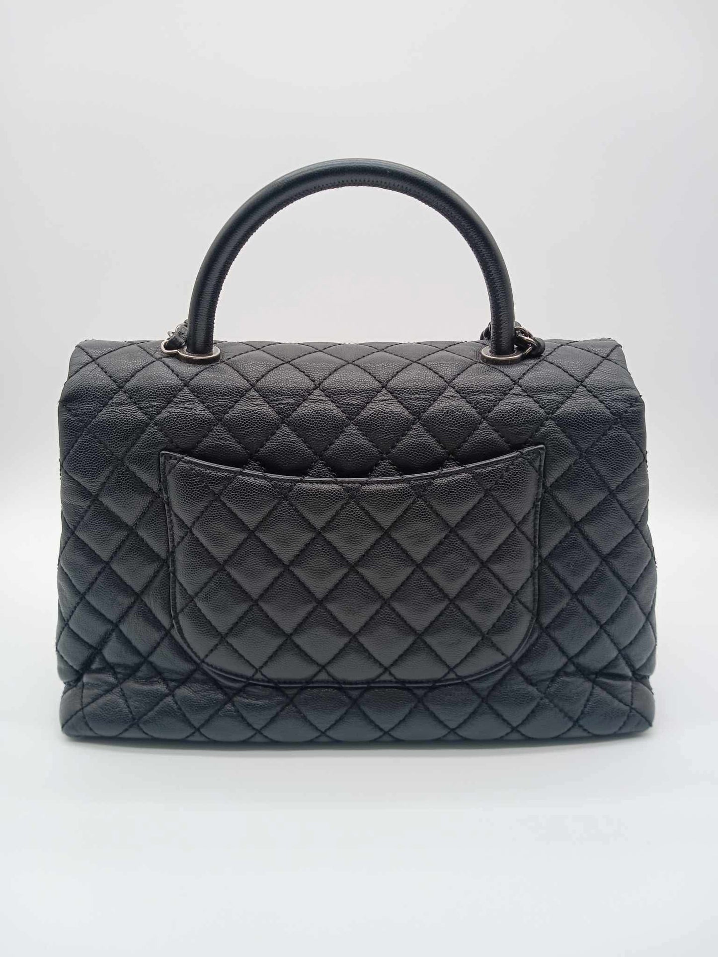 CHANEL Caviar Quilted Top Handle