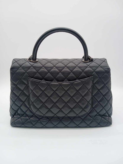 CHANEL Caviar Quilted Top Handle