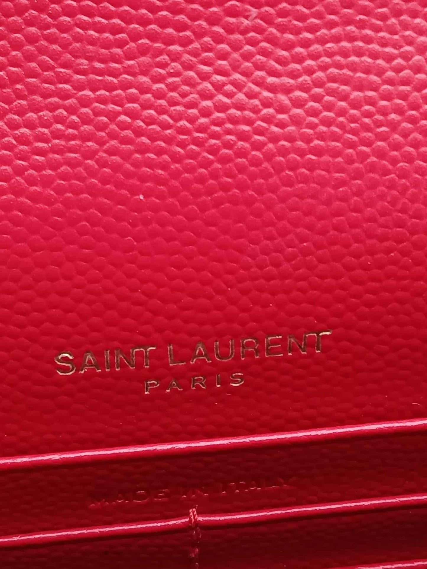 YSL Grained Calfskin WOC