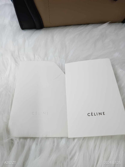CELINE Micro Luggage Shopper Tote