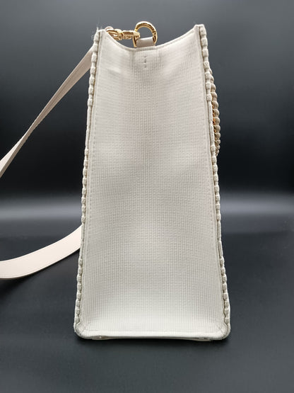 GIVENCHY Canvas Jacquard 4G Chain Tote