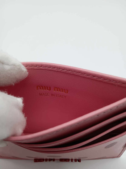 MIU MIU Polka Dots Card Case