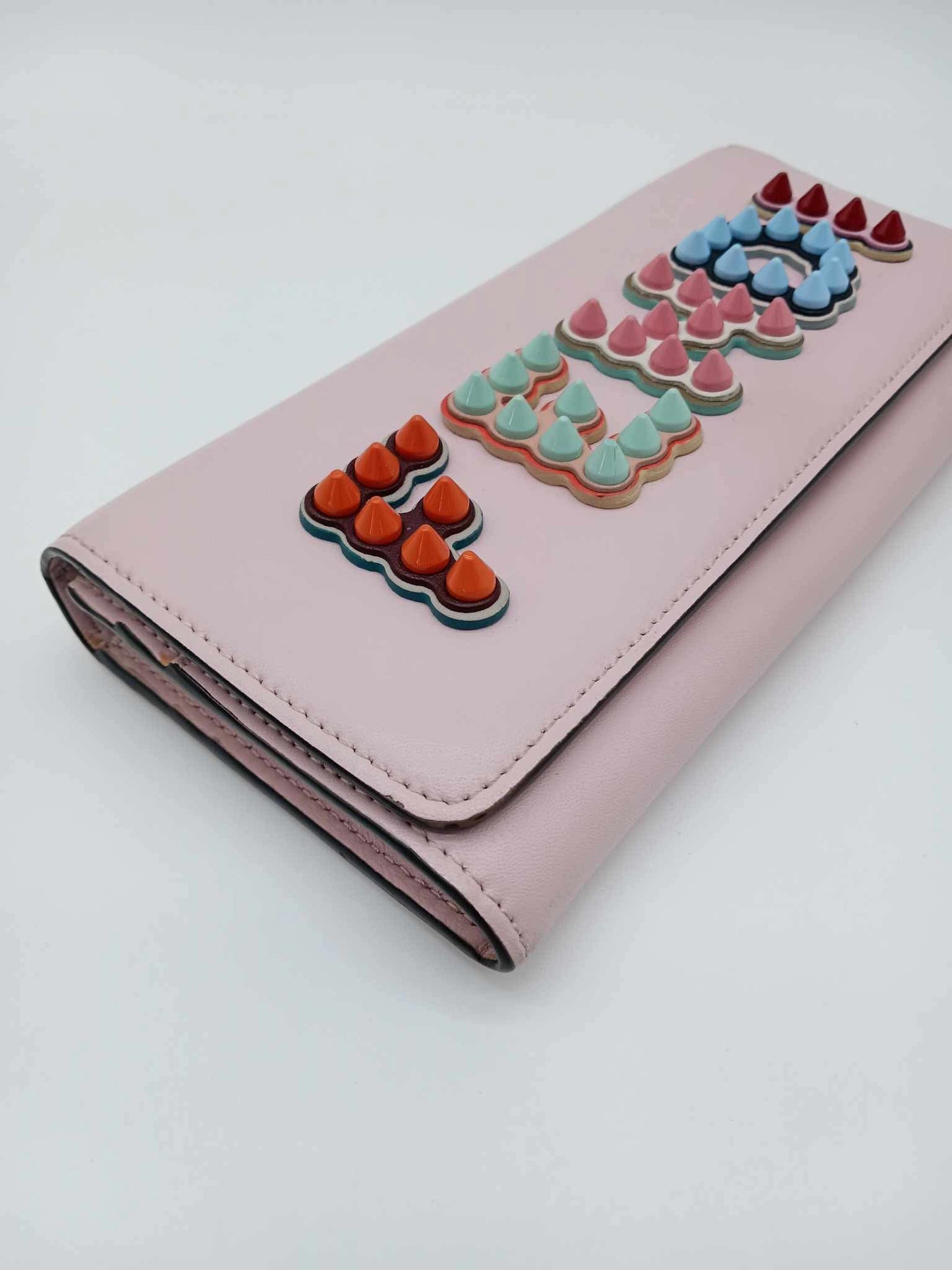 FENDI Liberty Fun Fair Studded Wallet on Chain