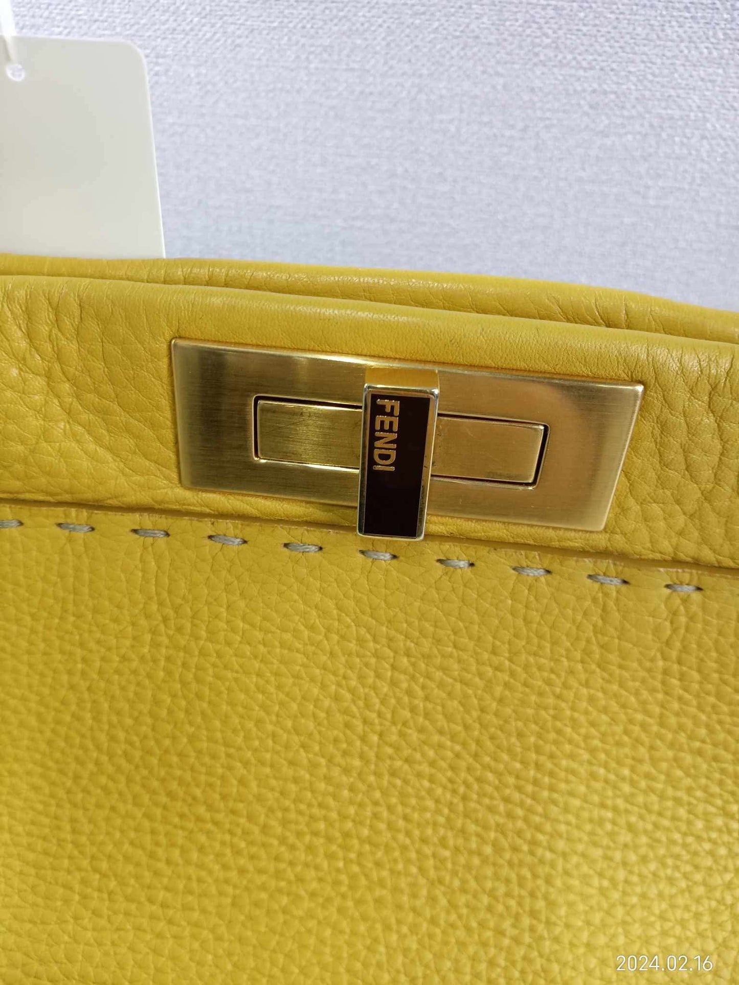FENDI Selleria Leather Large Peekaboo