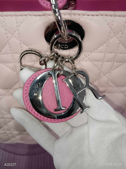 DIOR Lady Dior Tricolor Lambskin Cannage