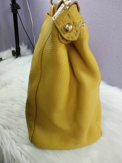 FENDI Selleria Leather Large Peekaboo