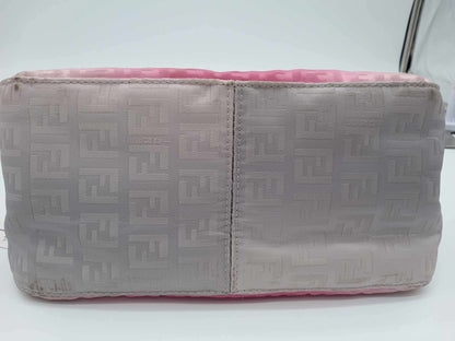 FENDI Zucca Pink Ombré Mini Baguette Bag