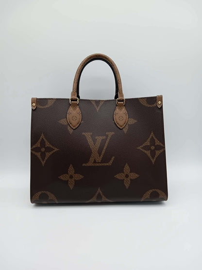LOUIS VUITTON Monogram Reverse On The GO MM