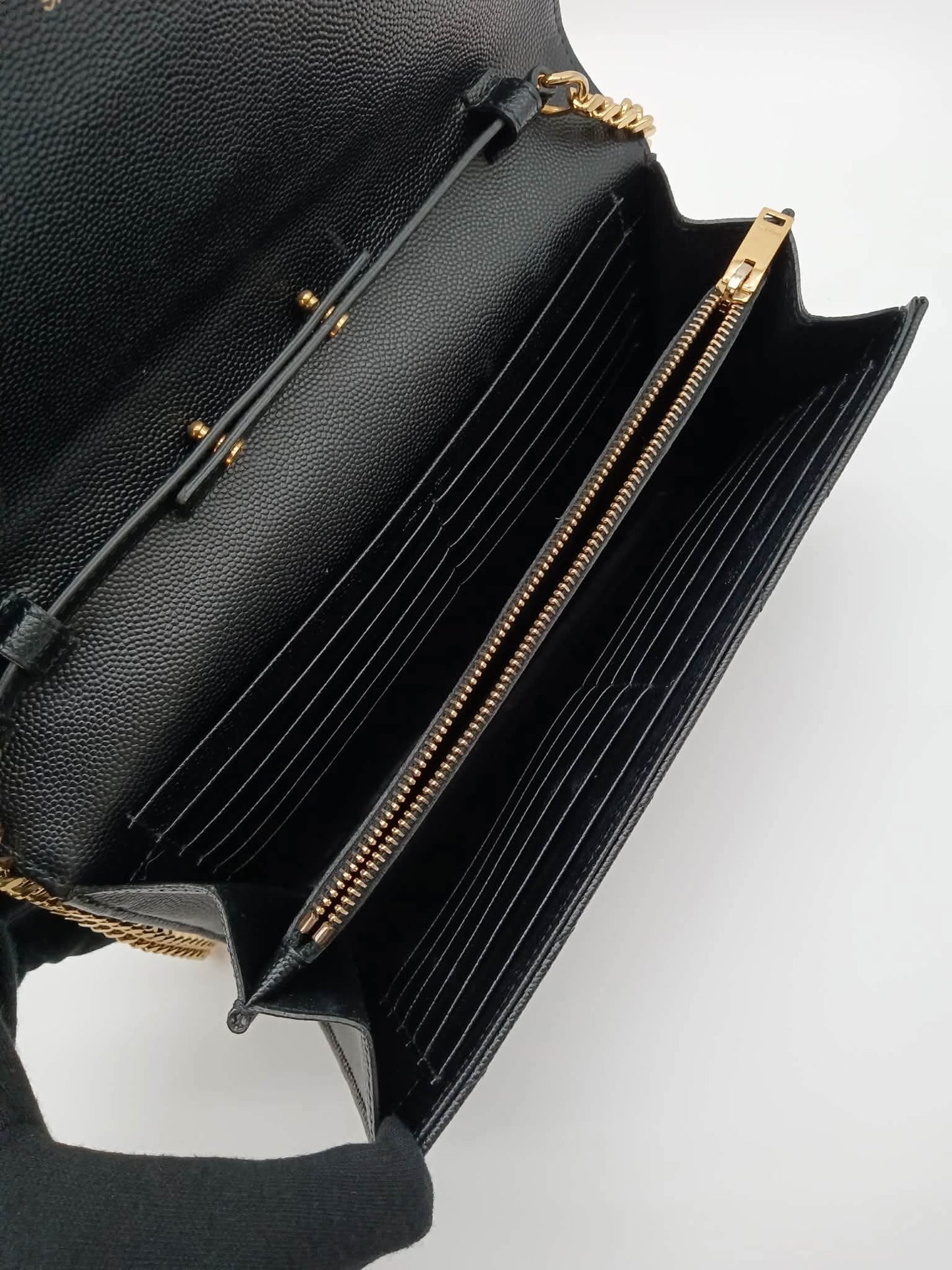 YSL Cassandra Envelope Chain Wallet